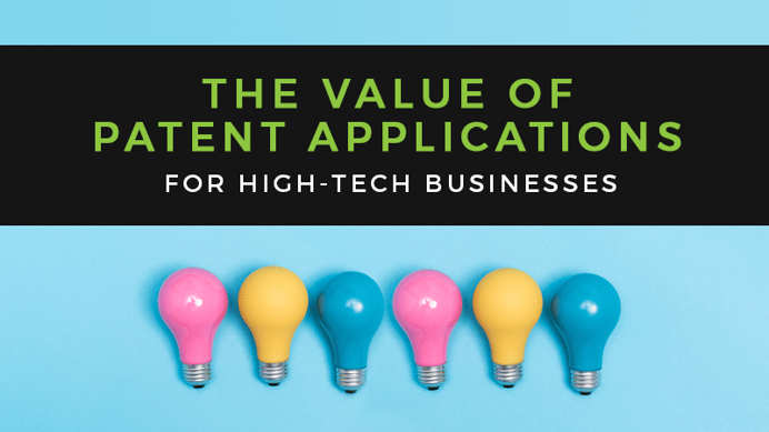 The Value of Patent Applications for High-Tech Companies