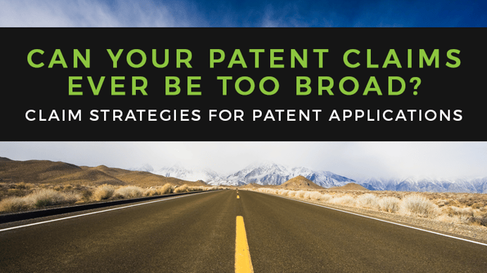 Claim Strategies for Patent Applications: Can Your Patent Claims Ever Be Too Broad?